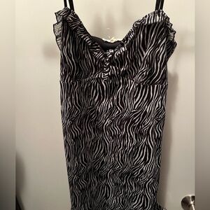 Zebra print mini dress from Pacsun